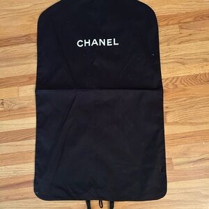 CHANEL Black Garment Bag